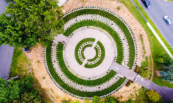 Aerial View of Garden