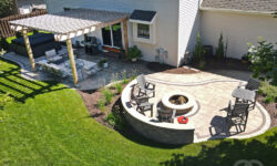 Backyard Brick Patio